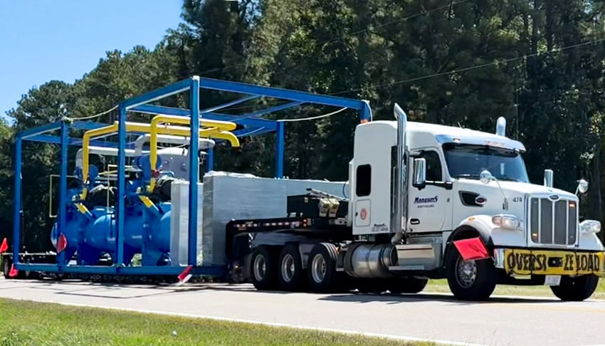 11 - Equipment Skid - Over Dimensional - Over Width - Over Weight - OS Hauling Services