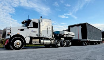 Asset-Based Carrier - Hauling a Concrete Shelter