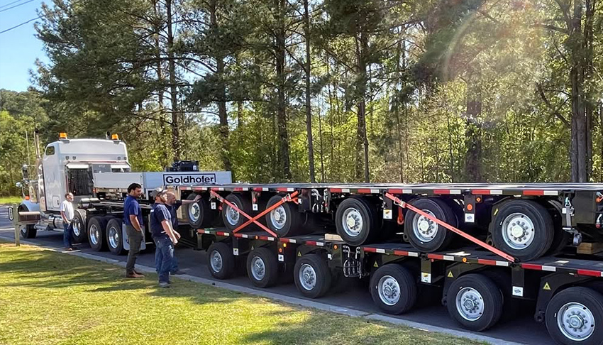 12-Axle Goldhofer P12 Plus for transport & heavy hauling