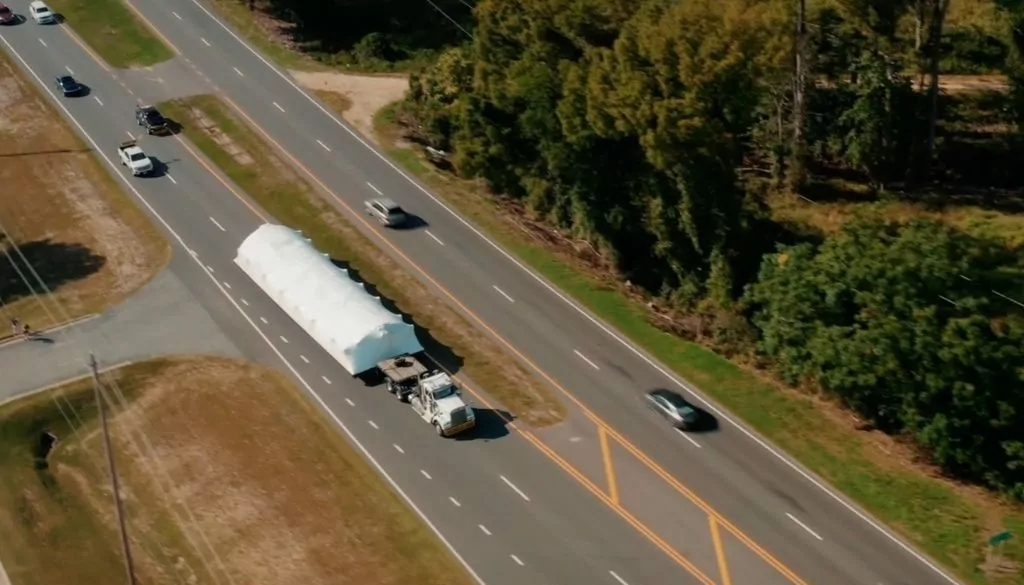 Heavy Hauling - Truck Hauling a Heavy Load